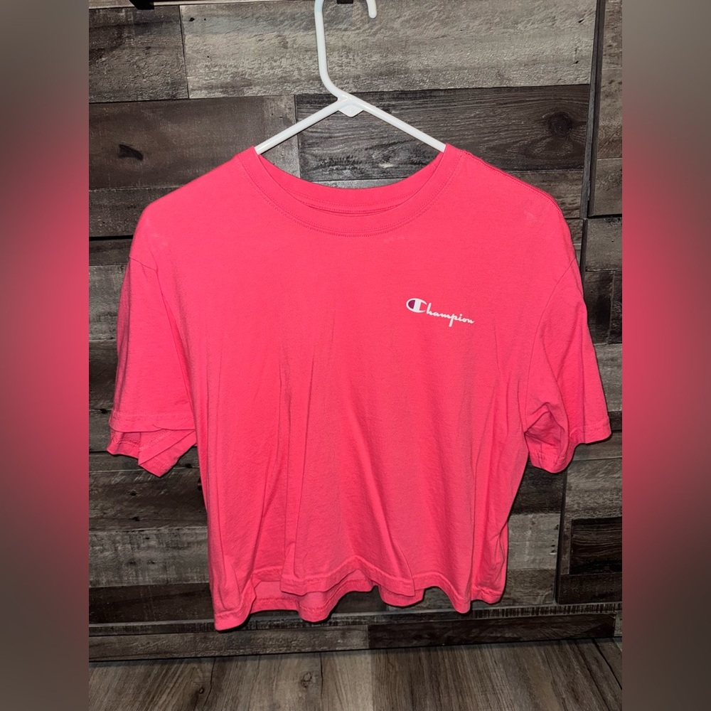 Champion Vibrant Pink Athletic Tee